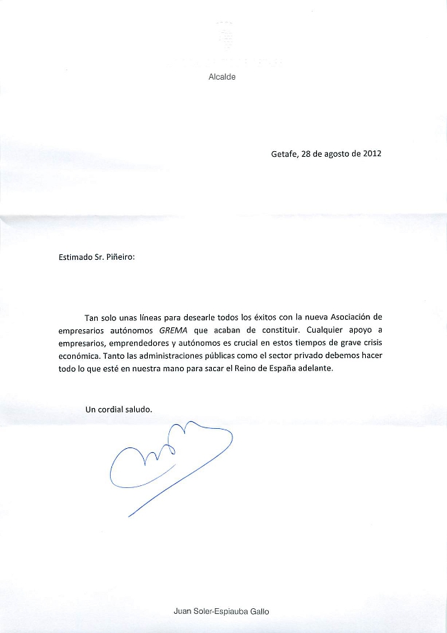 Felicitación Getafe
